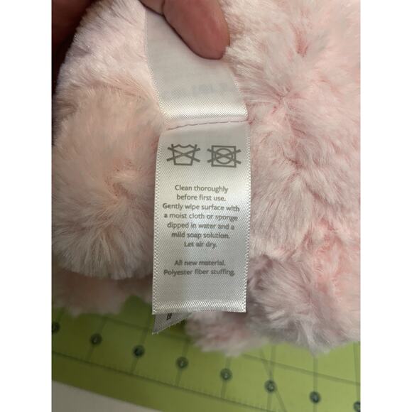 Pink Pig Baby Lovey Carters Plush Soft Eyes Farm Petting Zoo Soft Stuffed Animal - Picture 9 of 12